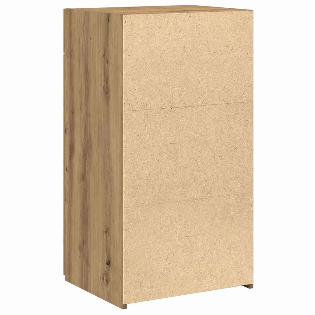 Sideboard Eiche handwerklich 30 x 42.5 x 93 cm Holzwerkstoff