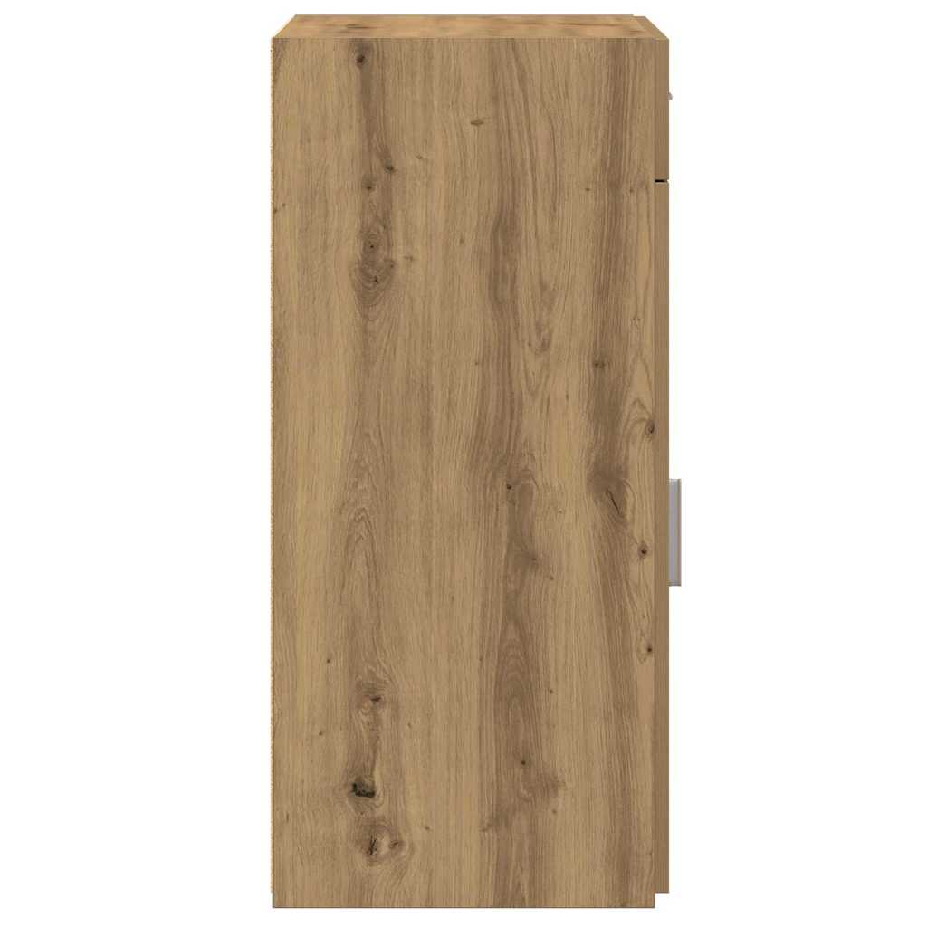 Sideboard Eiche handwerklich 30 x 42.5 x 93 cm Holzwerkstoff