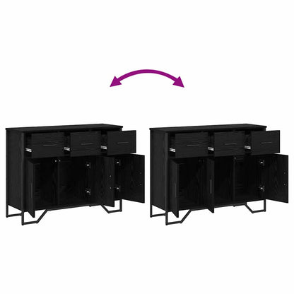 Sideboard Schwarze Eiche 97 x 32,5 x 74,5 cm Holzwerkstoff
