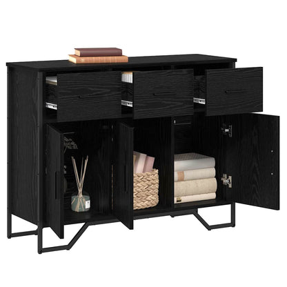 Sideboard Schwarze Eiche 97 x 32,5 x 74,5 cm Holzwerkstoff
