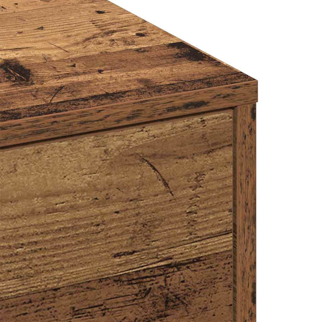 Couchtisch Altholz 90 x 90 x 28 cm Holzwerkstoff
