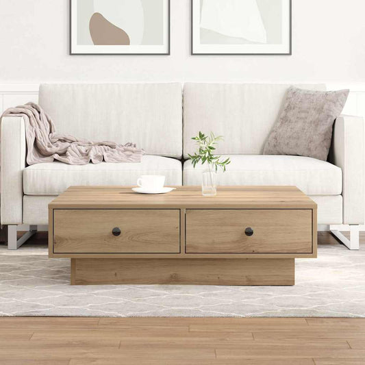 Couchtisch Artisan-Eiche 90 x 90 x 28 cm Holzwerkstoff