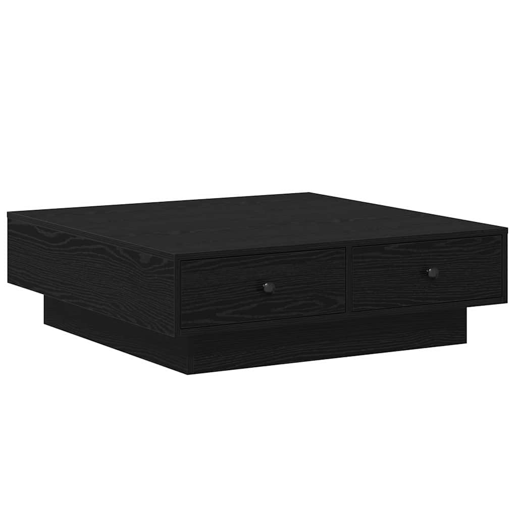 Couchtisch Schwarze Eiche 90 x 90 x 28 cm Holzwerkstoff