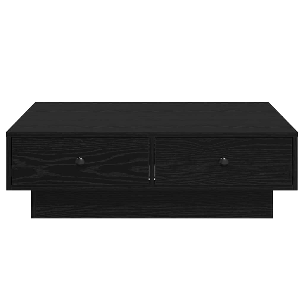 Couchtisch Schwarze Eiche 90 x 90 x 28 cm Holzwerkstoff