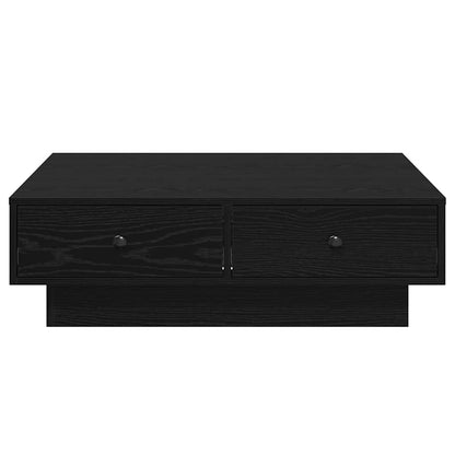 Couchtisch Schwarze Eiche 90 x 90 x 28 cm Holzwerkstoff