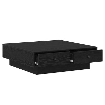 Couchtisch Schwarze Eiche 90 x 90 x 28 cm Holzwerkstoff