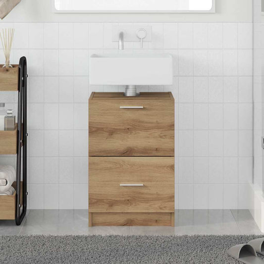 Badezimmerschrank Artisan-Eiche 40 x 37 x 59 cm Holzwerkstoff