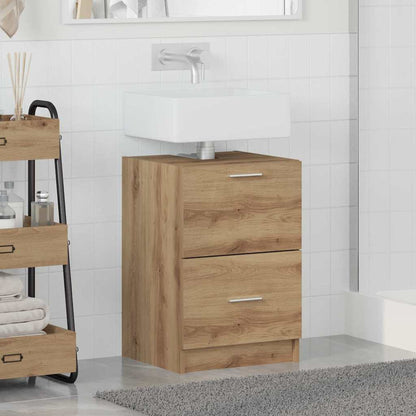 Badezimmerschrank Artisan-Eiche 40 x 37 x 59 cm Holzwerkstoff
