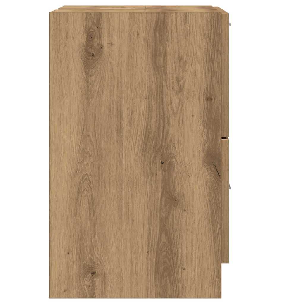 Badezimmerschrank Artisan-Eiche 40 x 37 x 59 cm Holzwerkstoff