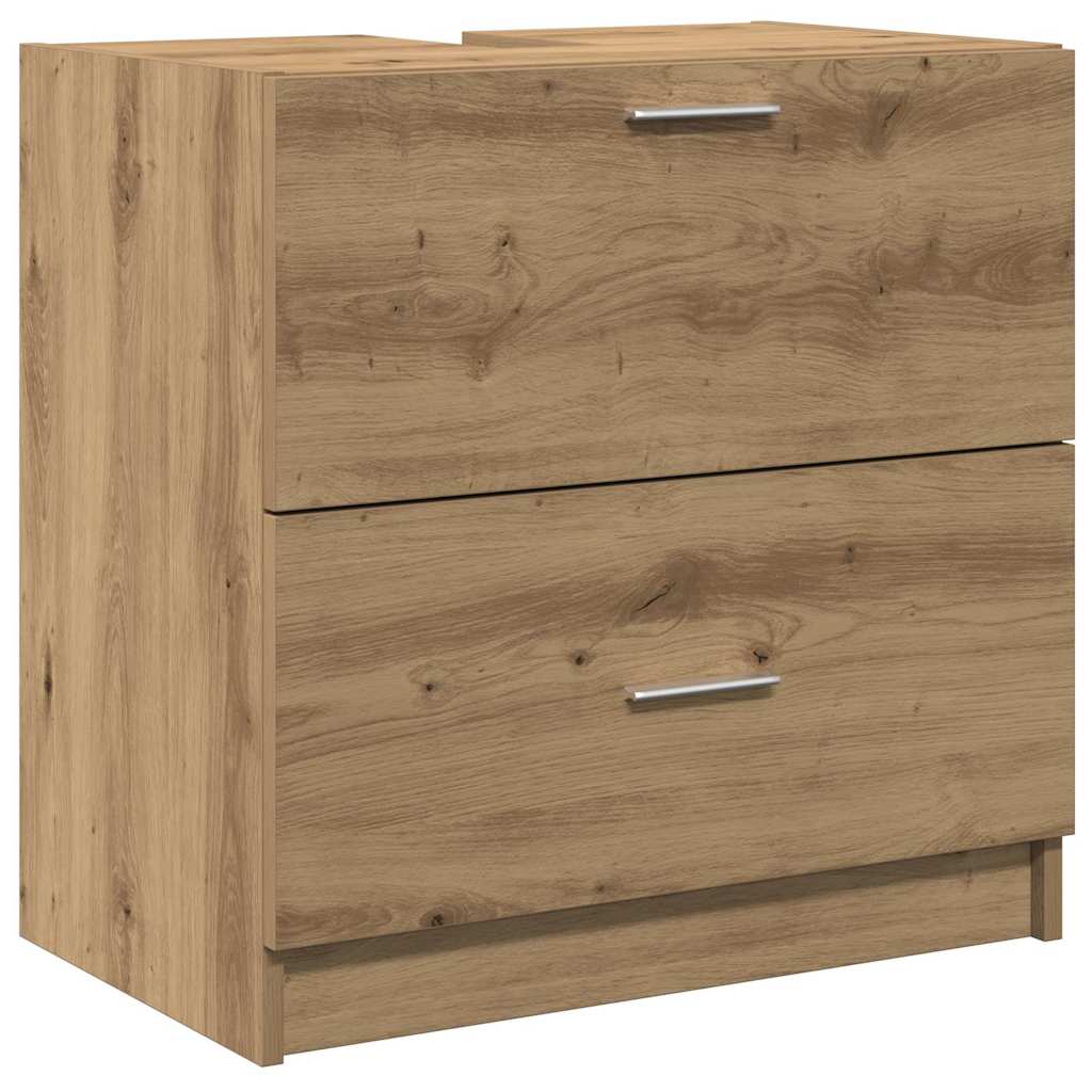 Badezimmerschrank Artisan-Eiche 59 x 37 x 59 cm Holzwerkstoff