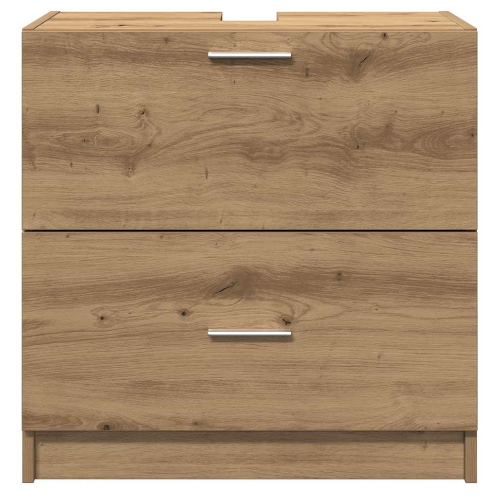Badezimmerschrank Artisan-Eiche 59 x 37 x 59 cm Holzwerkstoff