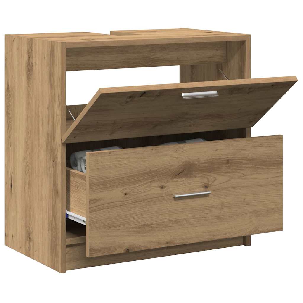 Badezimmerschrank Artisan-Eiche 59 x 37 x 59 cm Holzwerkstoff