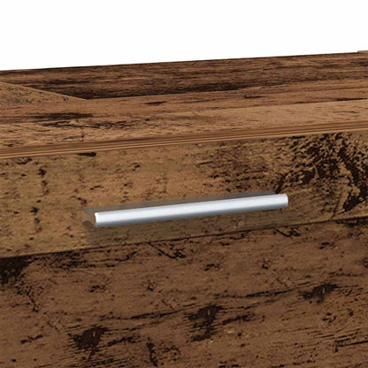 Badezimmerschrank mit Tür Altholz 78 x 37 x 59 cm Holzwerkstoff