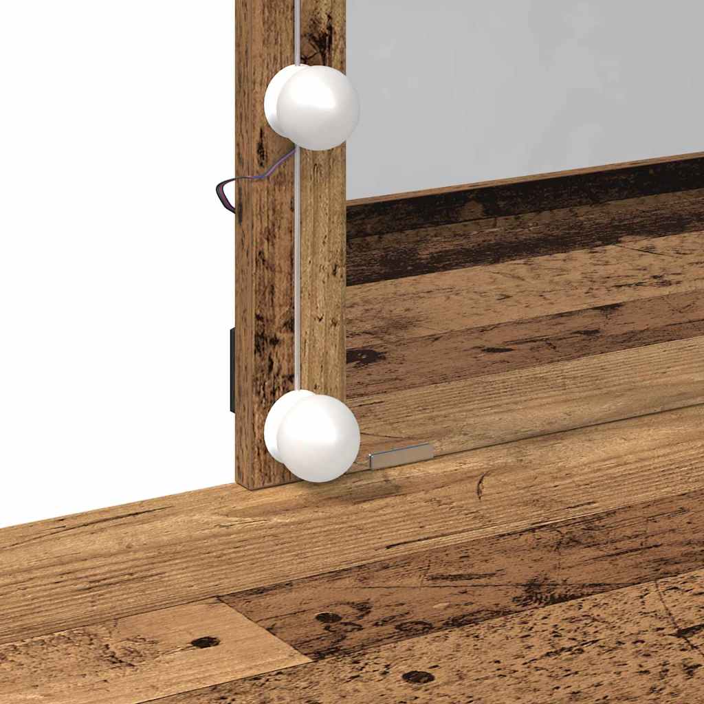 Schminktisch Altholz 100 x 40 x 130 cm Holzwerkstoff