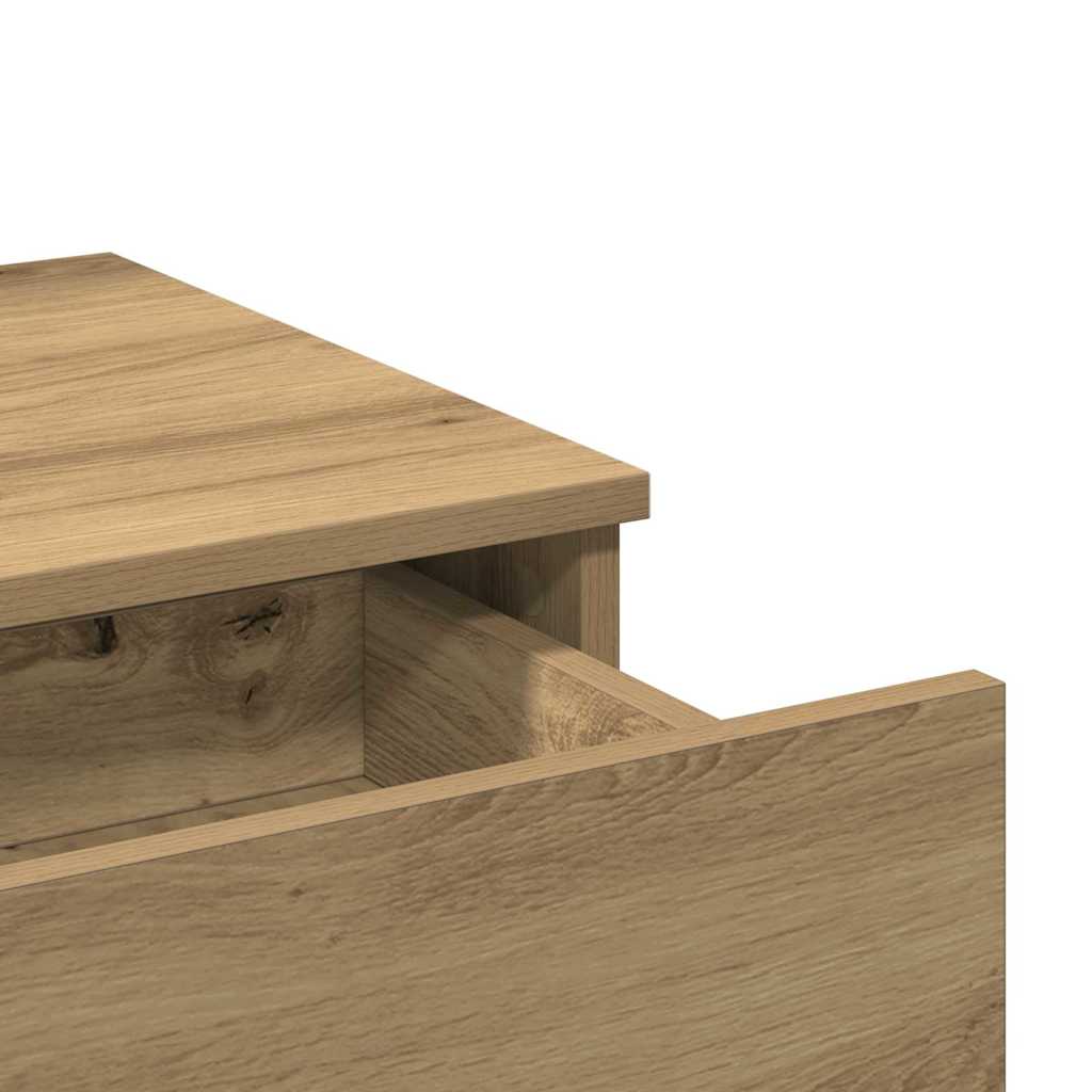 Schminktisch Eiche handwerklich 100 x 40 x 130 cm Holzwerkstoff