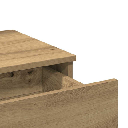 Schminktisch Eiche handwerklich 100 x 40 x 130 cm Holzwerkstoff