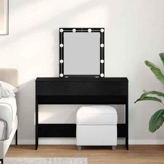 Schminktisch Schwarze Eiche 100 x 40 x 130 cm Holzwerkstoff