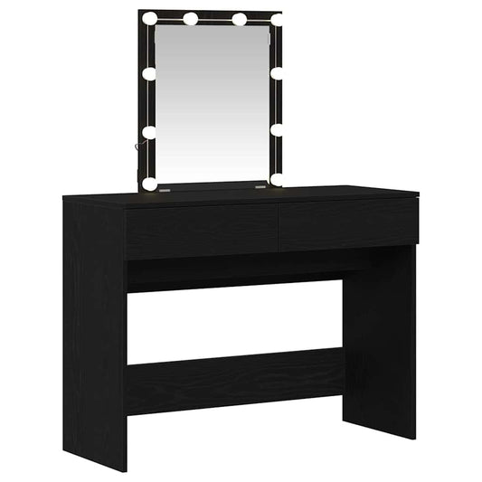 Schminktisch Schwarze Eiche 100 x 40 x 130 cm Holzwerkstoff