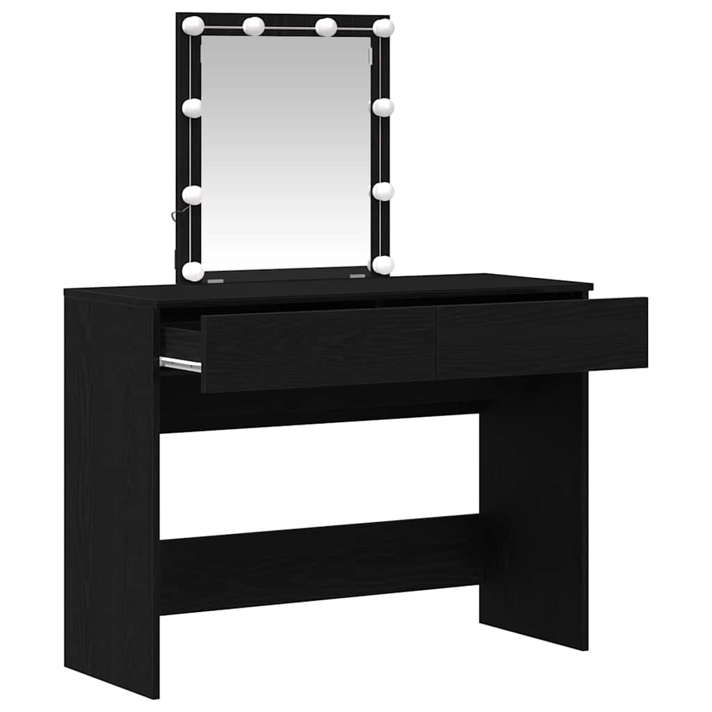 Schminktisch Schwarze Eiche 100 x 40 x 130 cm Holzwerkstoff