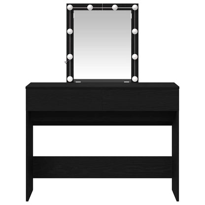 Schminktisch Schwarze Eiche 100 x 40 x 130 cm Holzwerkstoff