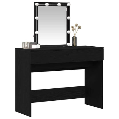 Schminktisch Schwarze Eiche 100 x 40 x 130 cm Holzwerkstoff