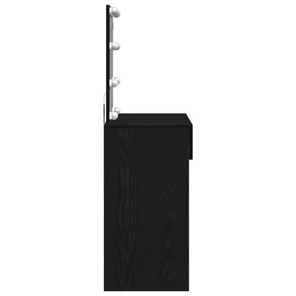 Schminktisch Schwarze Eiche 100 x 40 x 130 cm Holzwerkstoff