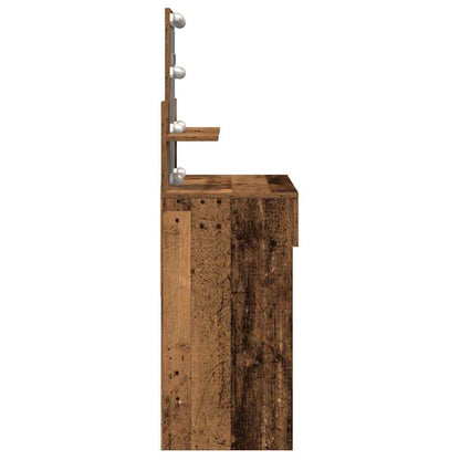 Schminktisch Altholz 100 x 40 x 130 cm Holzwerkstoff