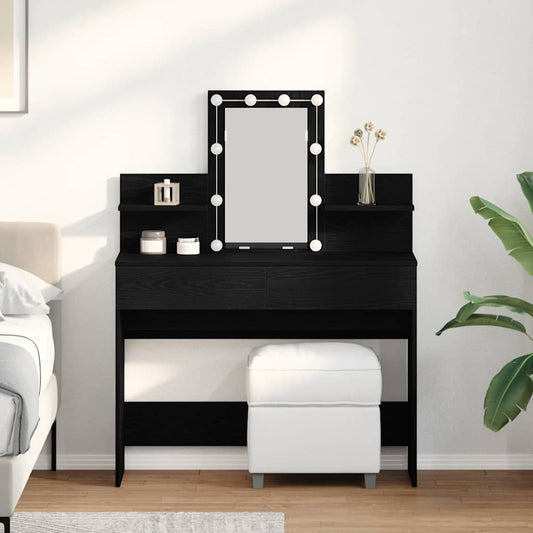 Schminktisch Schwarze Eiche 100 x 40 x 130 cm Holzwerkstoff