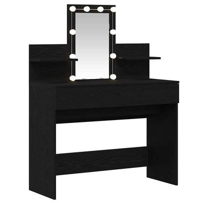 Schminktisch Schwarze Eiche 100 x 40 x 130 cm Holzwerkstoff