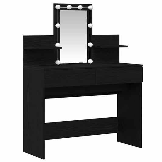 Schminktisch Schwarze Eiche 100 x 40 x 130 cm Holzwerkstoff