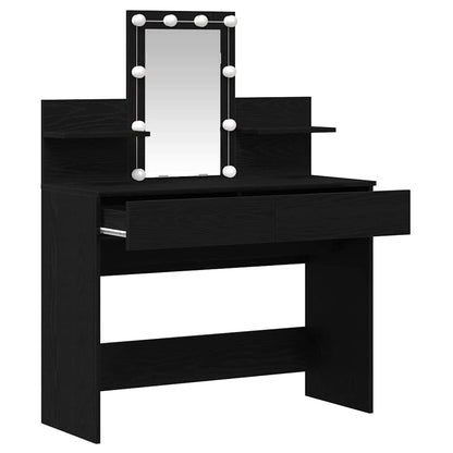 Schminktisch Schwarze Eiche 100 x 40 x 130 cm Holzwerkstoff
