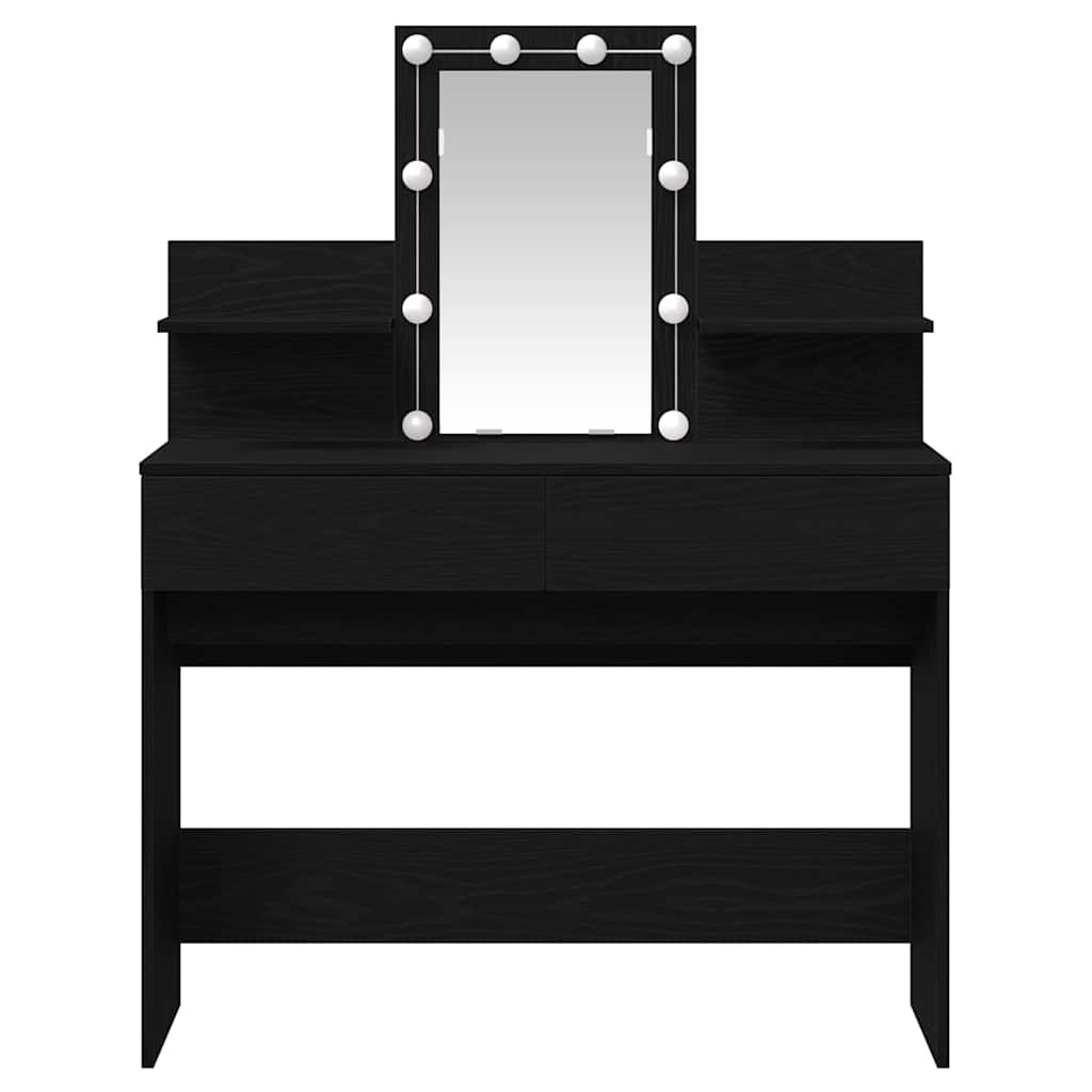 Schminktisch Schwarze Eiche 100 x 40 x 130 cm Holzwerkstoff