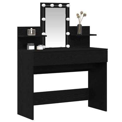 Schminktisch Schwarze Eiche 100 x 40 x 130 cm Holzwerkstoff