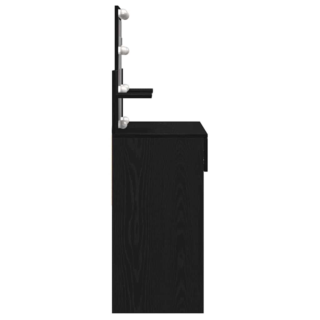 Schminktisch Schwarze Eiche 100 x 40 x 130 cm Holzwerkstoff