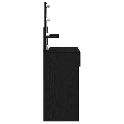 Schminktisch Schwarze Eiche 100 x 40 x 130 cm Holzwerkstoff