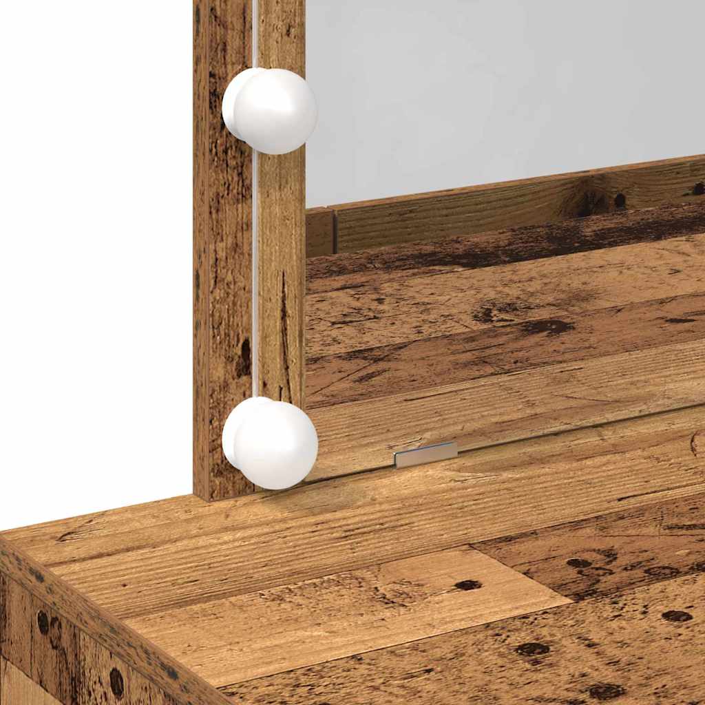 Schminktisch Altholz 100 x 40 x 120 cm Holzwerkstoff