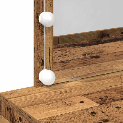 Schminktisch Altholz 100 x 40 x 120 cm Holzwerkstoff