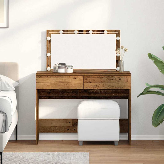 Schminktisch Altholz 100 x 40 x 120 cm Holzwerkstoff