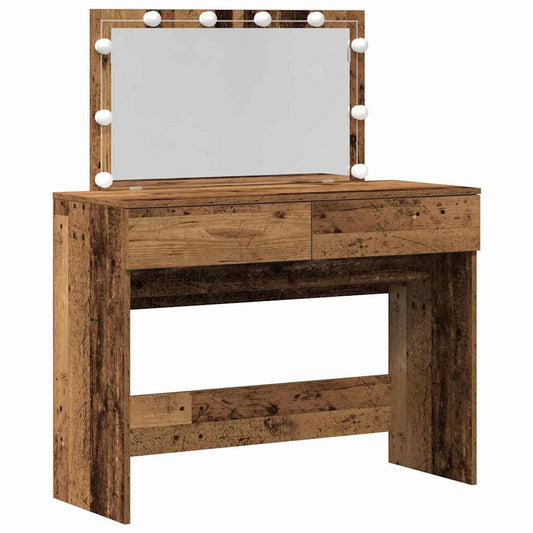 Schminktisch Altholz 100 x 40 x 120 cm Holzwerkstoff