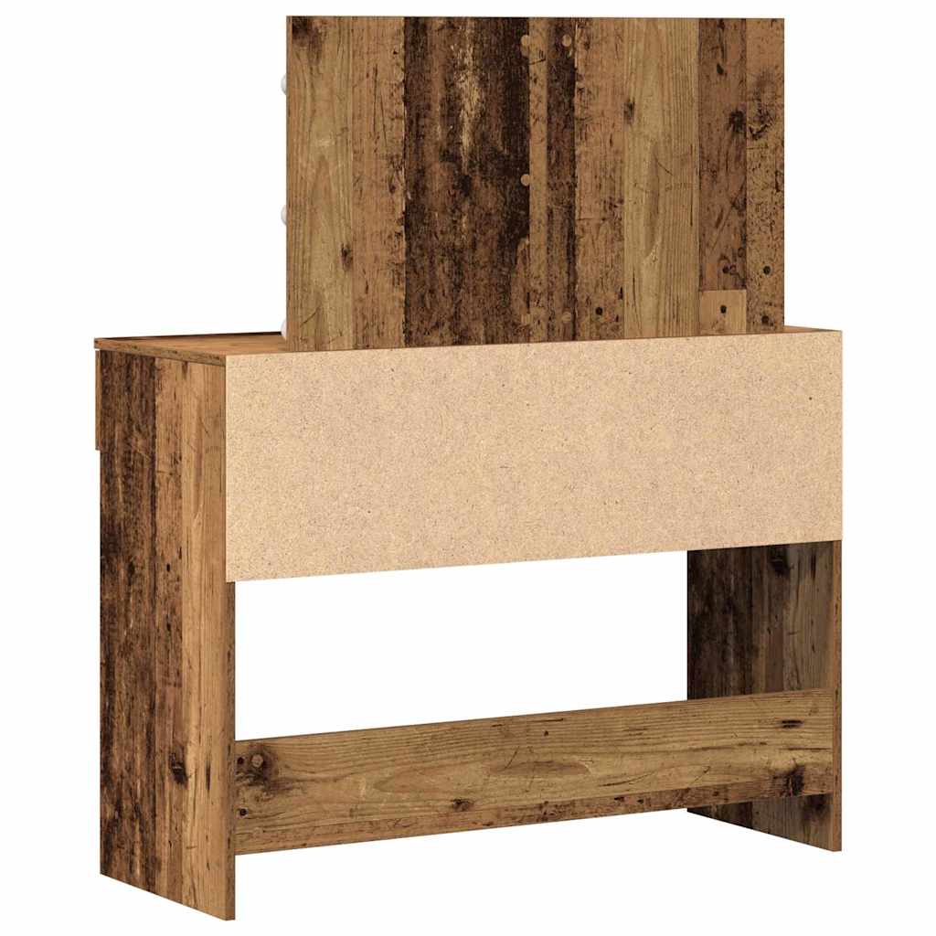Schminktisch Altholz 100 x 40 x 120 cm Holzwerkstoff