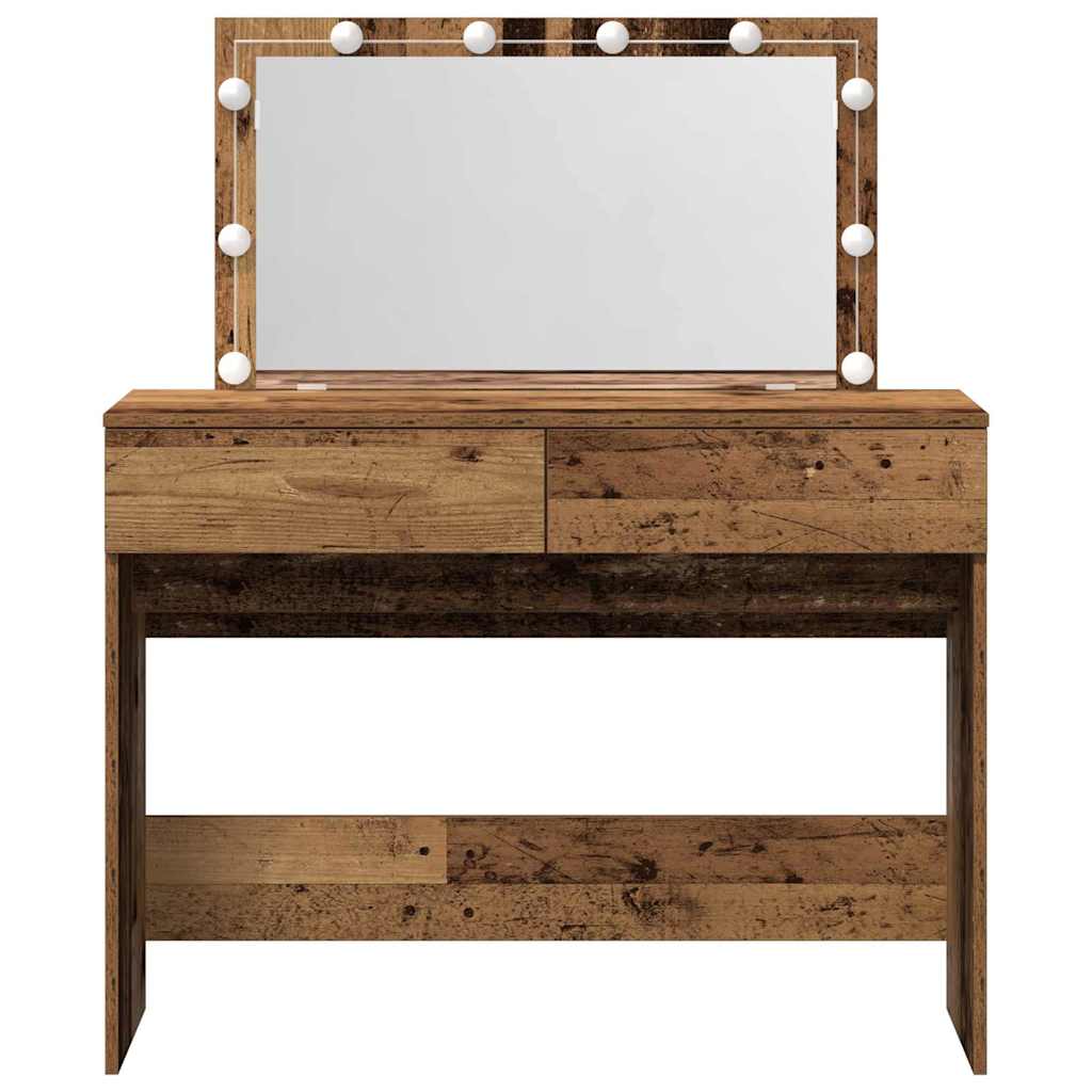 Schminktisch Altholz 100 x 40 x 120 cm Holzwerkstoff