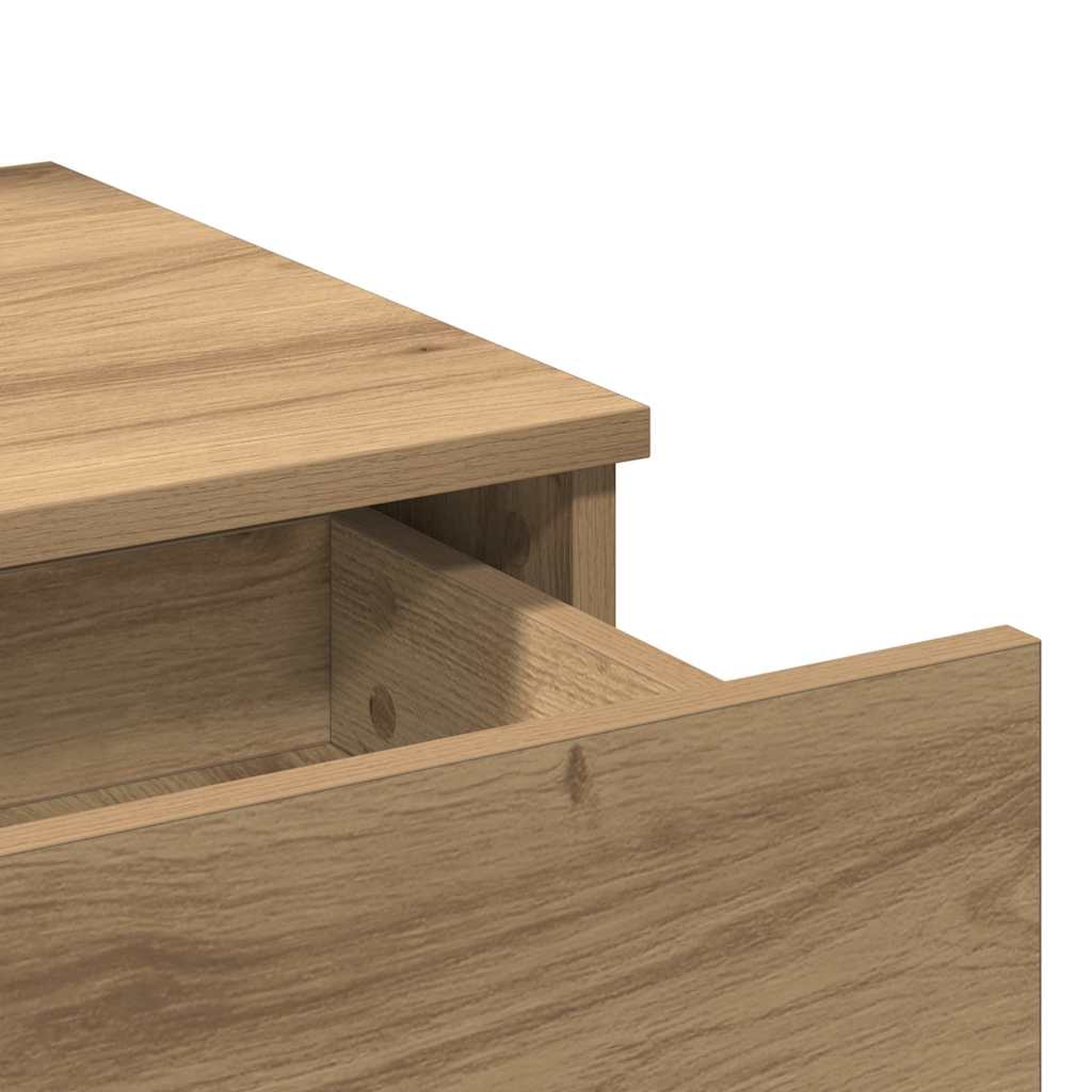 Schminktisch Eiche handwerklich 100 x 40 x 120 cm Holzwerkstoff