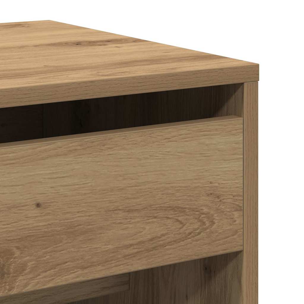 Schminktisch Eiche handwerklich 60 x 40 x 75 cm Holzwerkstoff