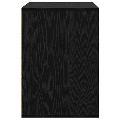 Kommode Schwarze Eiche 60 x 41 x 58 cm Holzwerkstoff
