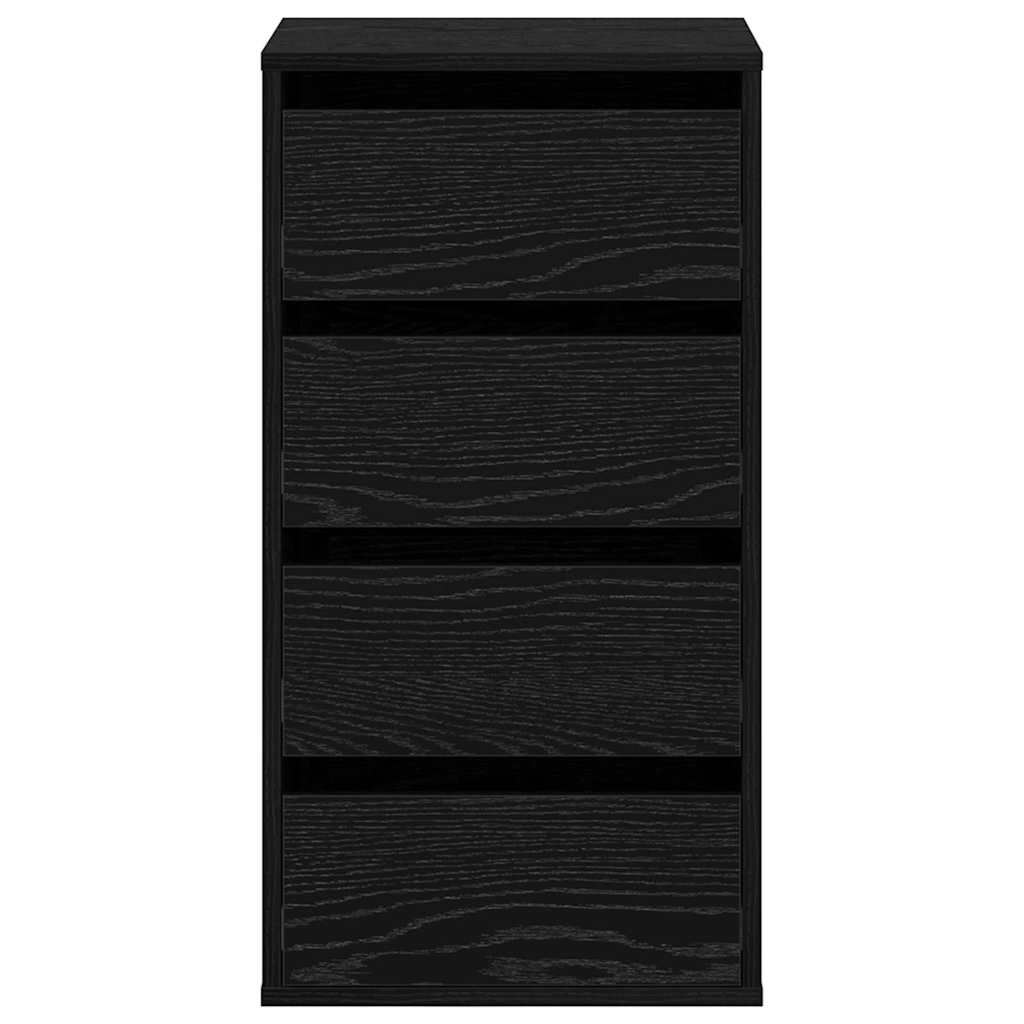 Kommode Schwarze Eiche 40 x 41 x 76 cm Holzwerkstoff
