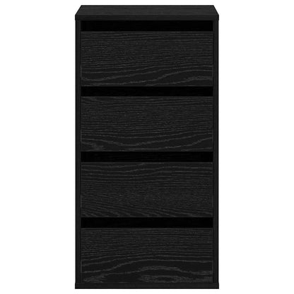 Kommode Schwarze Eiche 40 x 41 x 76 cm Holzwerkstoff