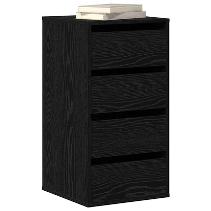 Kommode Schwarze Eiche 40 x 41 x 76 cm Holzwerkstoff