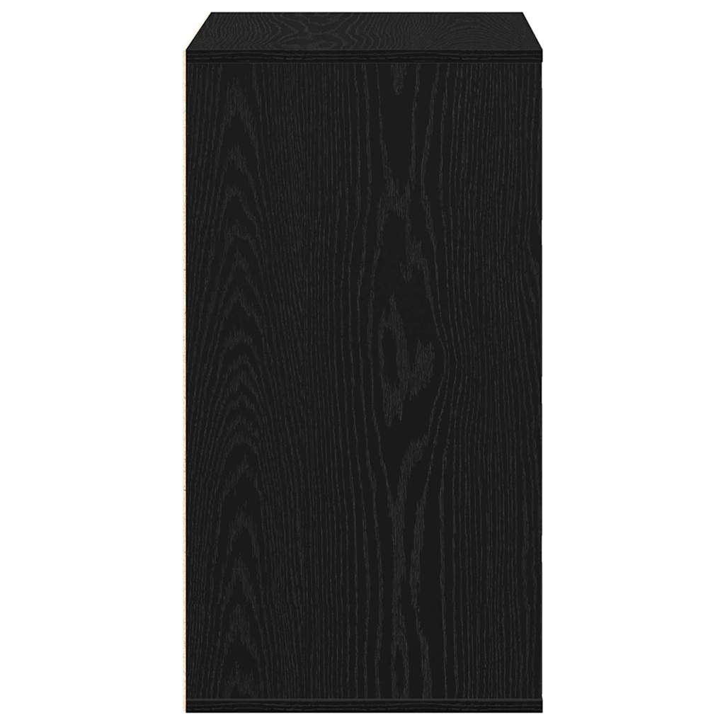 Kommode Schwarze Eiche 60 x 41 x 76 cm Holzwerkstoff