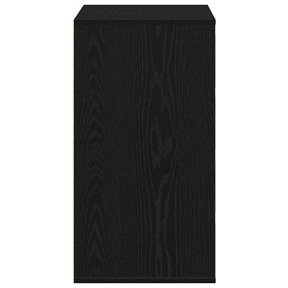 Kommode Schwarze Eiche 60 x 41 x 76 cm Holzwerkstoff