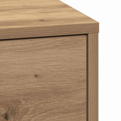 Nachttisch Eiche handwerklich 38 x 34 x 61 cm Holzwerkstoff